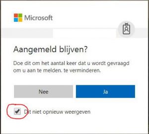 Microsoft aanmelden